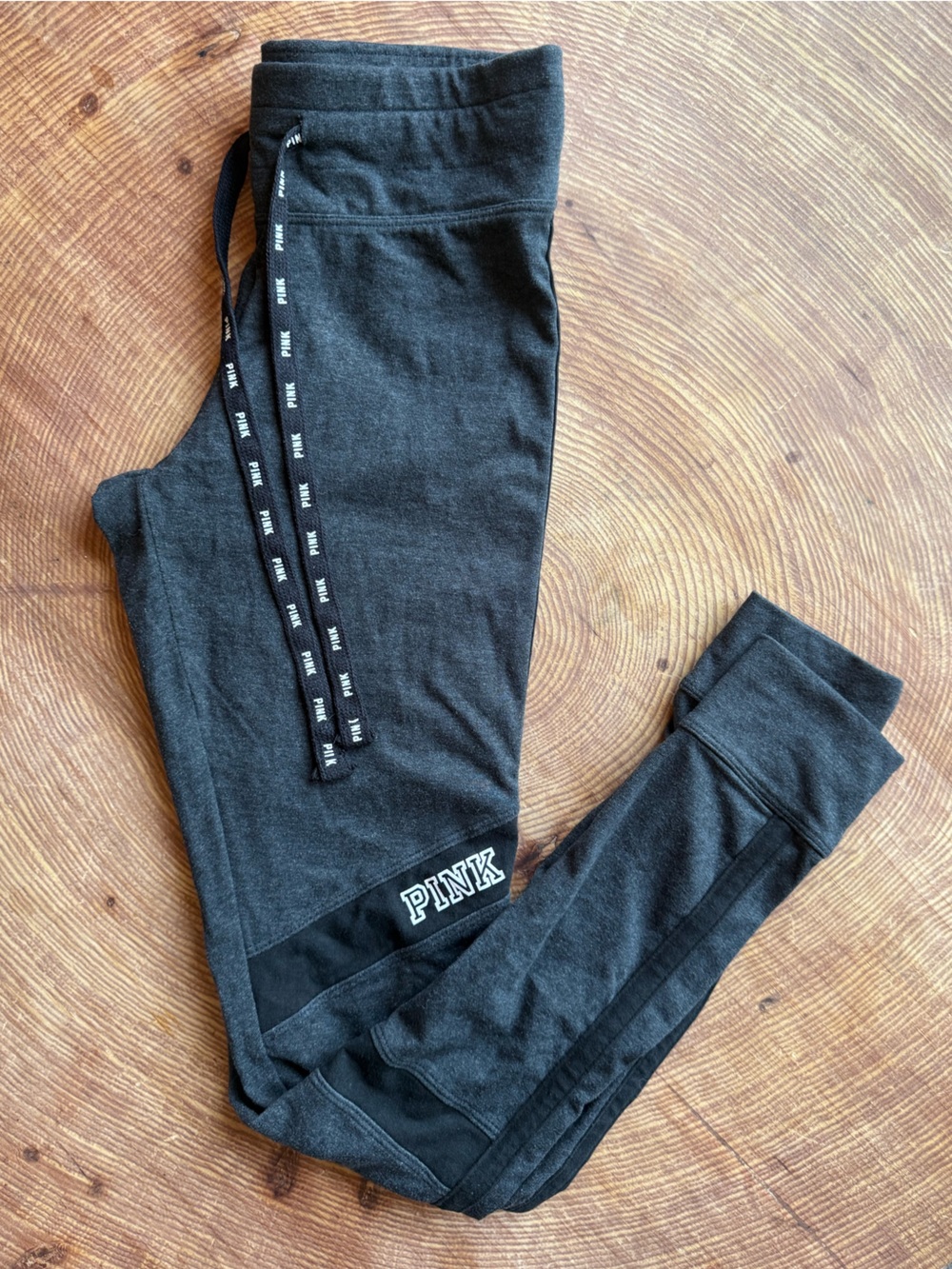 PINK Victoria's Secret VS Black & Grey Women’s Leggings Yoga Pants - Size XS